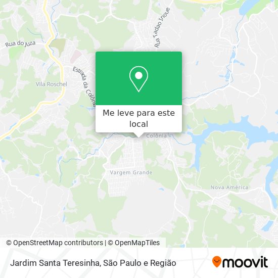 Jardim Santa Teresinha mapa