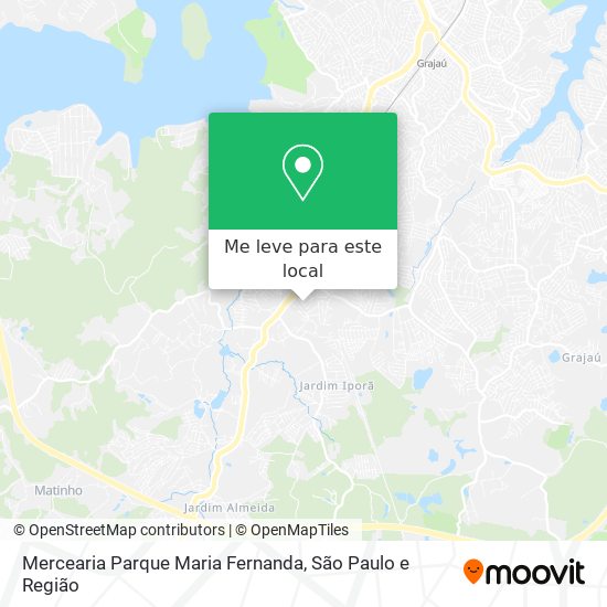 Mercearia Parque Maria Fernanda mapa