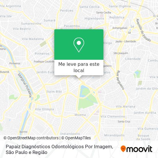 Papaiz Diagnósticos Odontológicos Por Imagem mapa