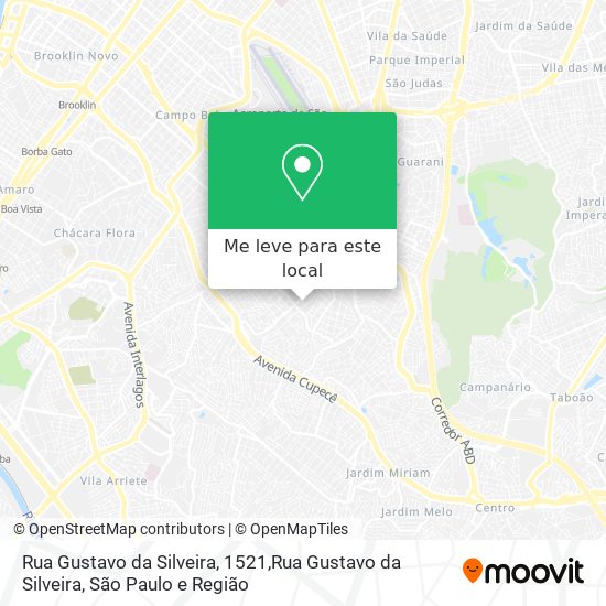 Rua Gustavo da Silveira, 1521,Rua Gustavo da Silveira mapa