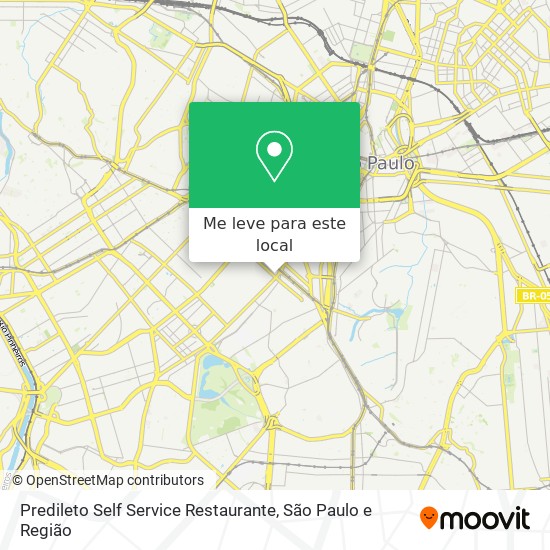 Predileto Self Service Restaurante mapa