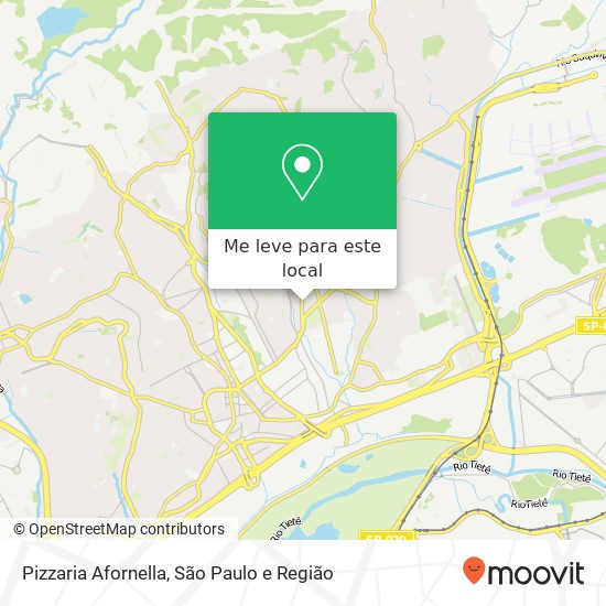 Pizzaria Afornella, Avenida Brigadeiro Faria Lima, 268 Bom Clima Guarulhos-SP 07130-000 mapa