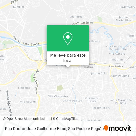 Rua Doutor José Guilherme Eiras mapa