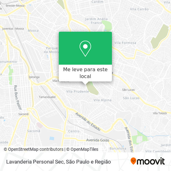 Lavanderia Personal Sec mapa