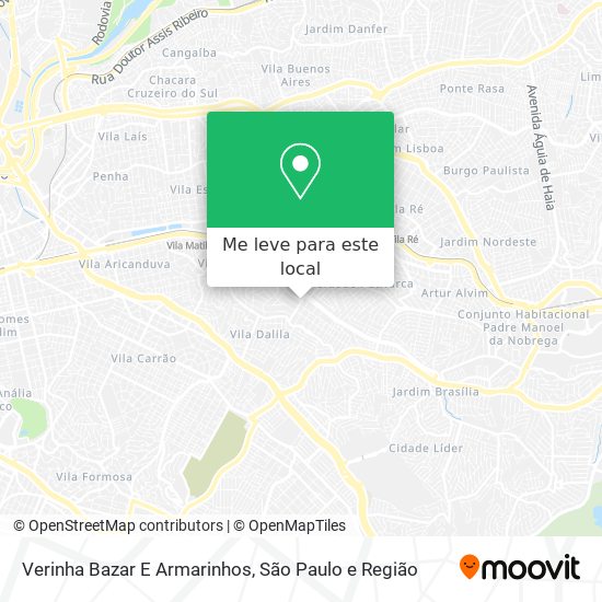 Verinha Bazar E Armarinhos mapa