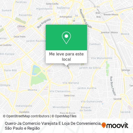 Quero-Ja Comercio Varejista E Loja De Conveniencia mapa