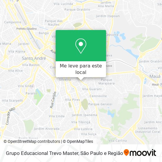 Grupo Educacional Trevo Master mapa