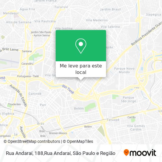 Rua Andaraí, 188,Rua Andaraí mapa