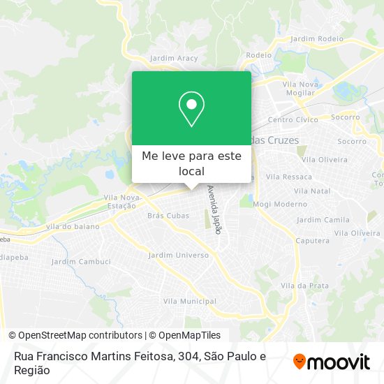 Rua Francisco Martins Feitosa, 304 mapa