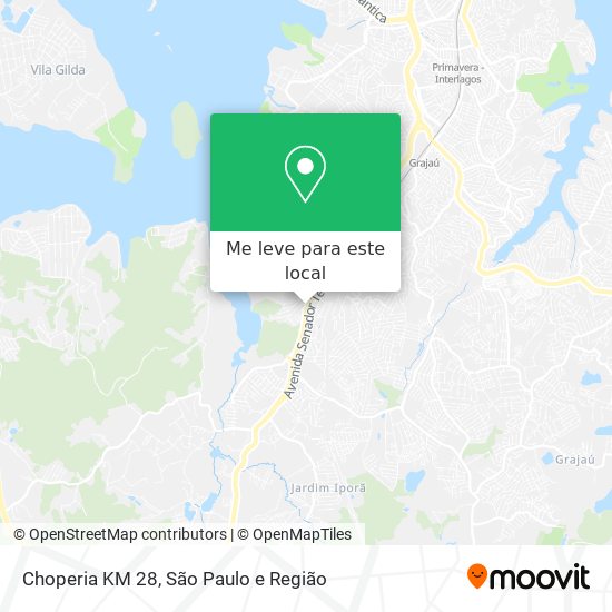 Choperia KM 28 mapa