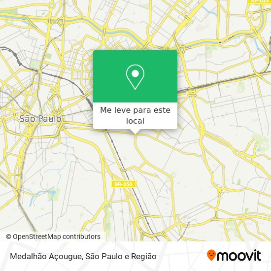 Medalhão Açougue mapa