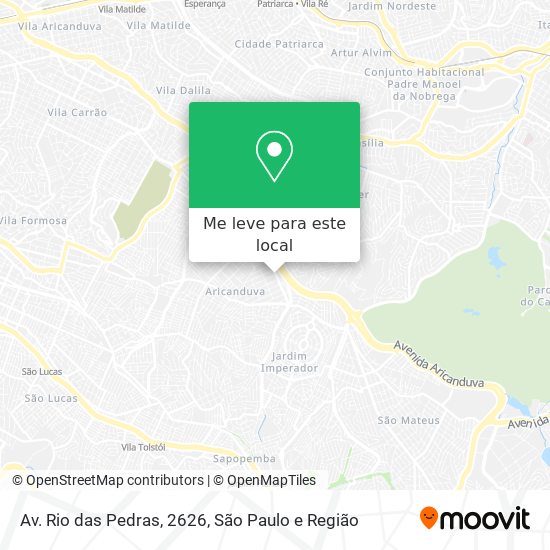 Av. Rio das Pedras, 2626 mapa