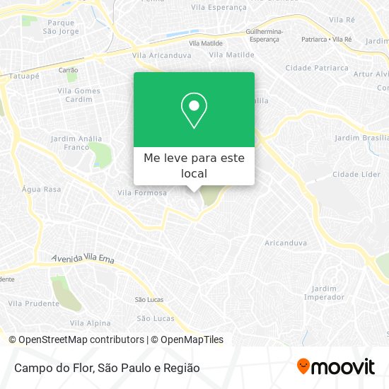 Campo do Flor mapa