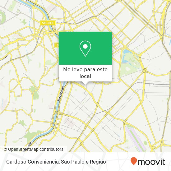 Cardoso Conveniencia, Avenida Doutor Cardoso de Melo, 998 Itaim Bibi São Paulo-SP 04548-003 mapa