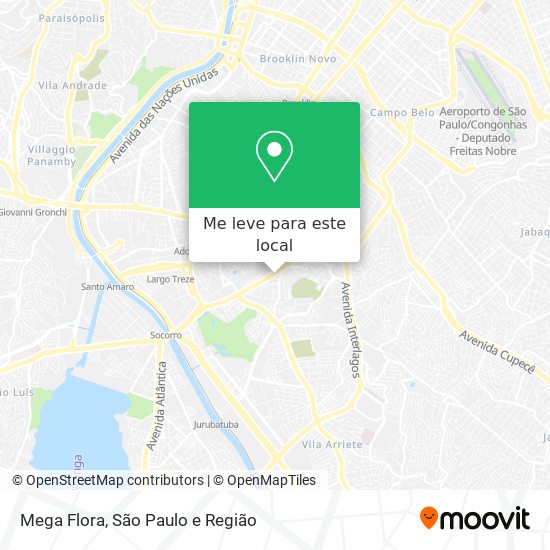 Mega Flora mapa