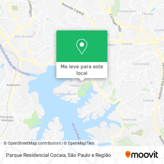 Parque Residencial Cocaia mapa