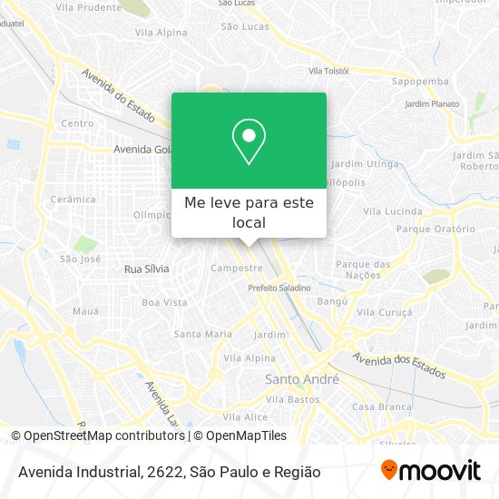 Avenida Industrial, 2622 mapa
