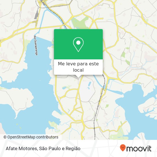 Afate Motores, Avenida do Rio Bonito, 2469 Socorro São Paulo-SP 04776-003 mapa