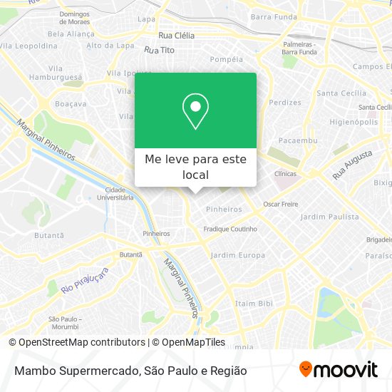 Mambo Supermercado mapa