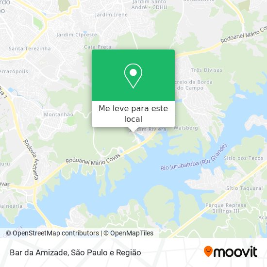 Bar da Amizade mapa