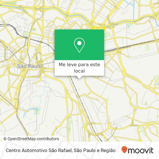 Centro Automotivo São Rafael, Rua Orvile Derby Móoca São Paulo-SP 03112-030 mapa