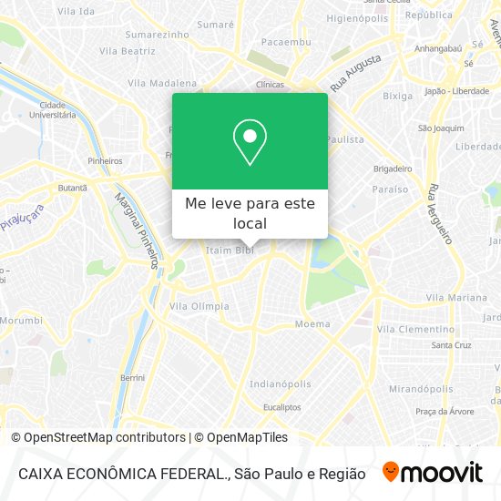 CAIXA ECONÔMICA FEDERAL. mapa