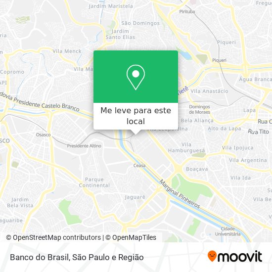 Banco do Brasil mapa