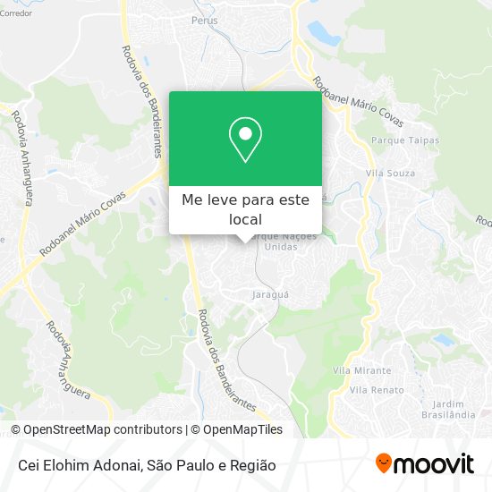 Cei Elohim Adonai mapa