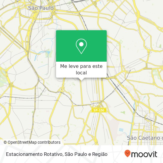 Estacionamento Rotativo, Rua Moreira e Costa Ipiranga São Paulo-SP 04266-010 mapa