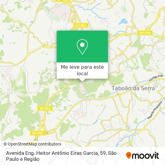 Avenida Eng. Heitor Antônio Eiras Garcia, 59 mapa