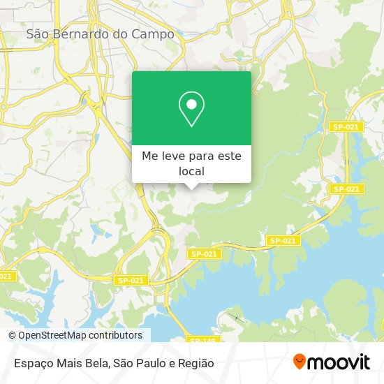 Espaço Mais Bela mapa