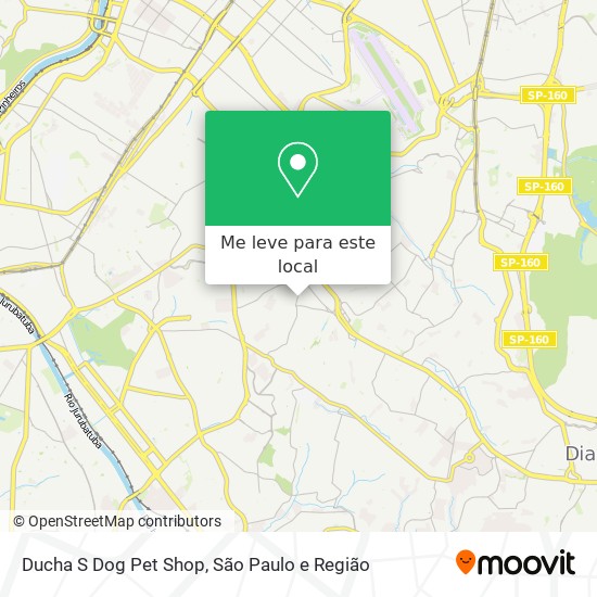 Ducha S Dog Pet Shop mapa