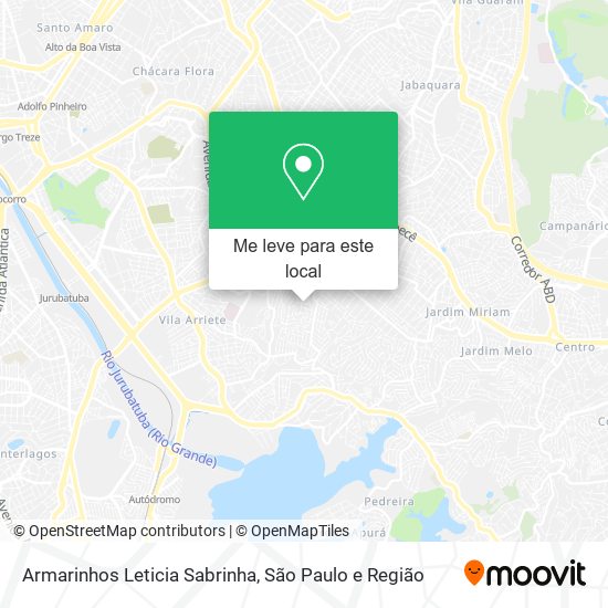Armarinhos Leticia Sabrinha mapa