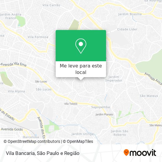 Vila Bancaria mapa