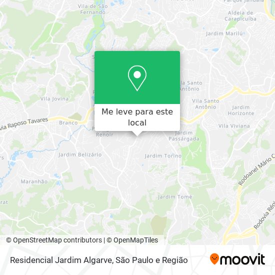 Residencial Jardim Algarve mapa