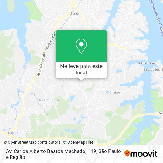 Av. Carlos Alberto Bastos Machado, 149 mapa