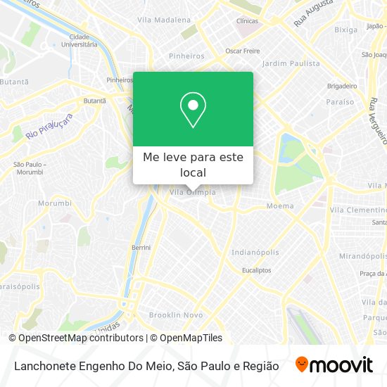 Lanchonete Engenho Do Meio mapa