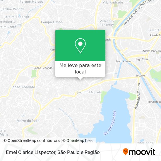 Emei Clarice Lispector mapa