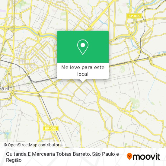 Quitanda E Mercearia Tobias Barreto mapa