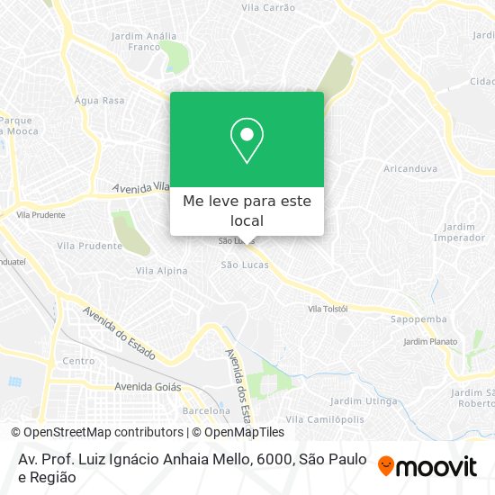 Av. Prof. Luiz Ignácio Anhaia Mello, 6000 mapa