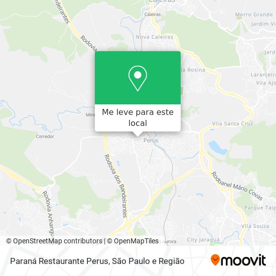 Paraná Restaurante Perus mapa