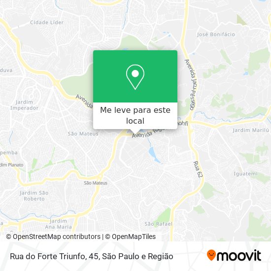 Rua do Forte Triunfo, 45 mapa