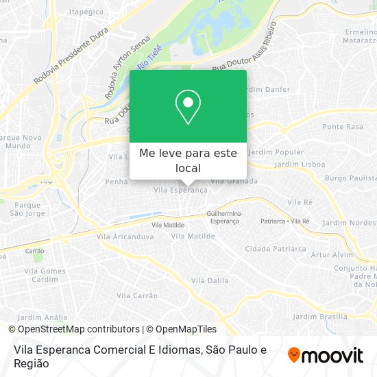 Vila Esperanca Comercial E Idiomas mapa