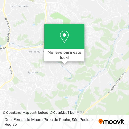 Dep. Fernando Mauro Pires da Rocha mapa