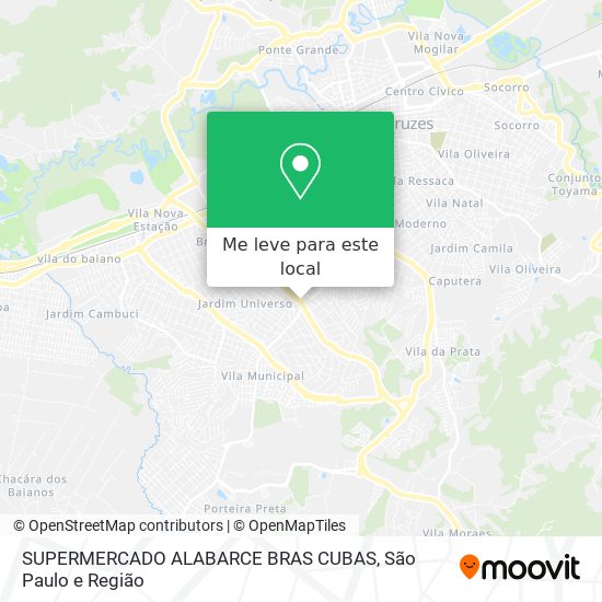 SUPERMERCADO ALABARCE BRAS CUBAS mapa