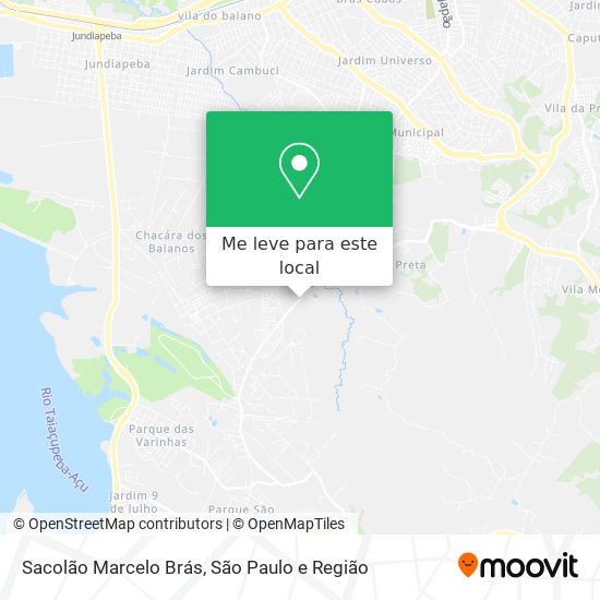 Sacolão Marcelo Brás mapa