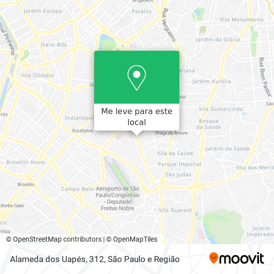 Alameda dos Uapés, 312 mapa