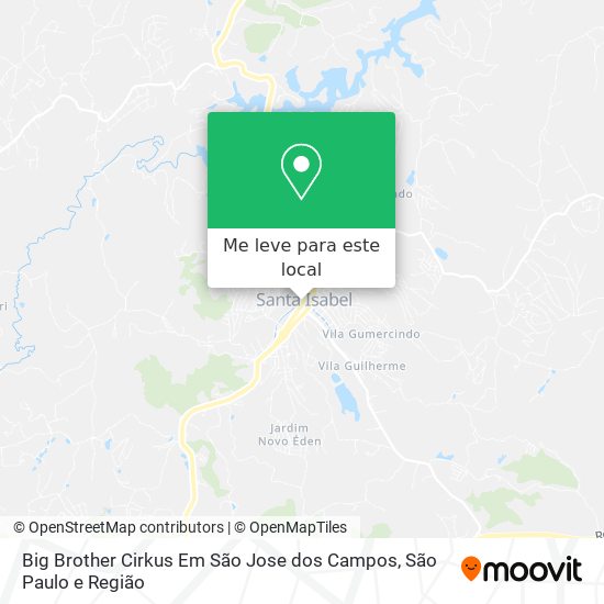 Big Brother Cirkus Em São Jose dos Campos mapa
