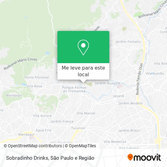 Sobradinho Drinks mapa