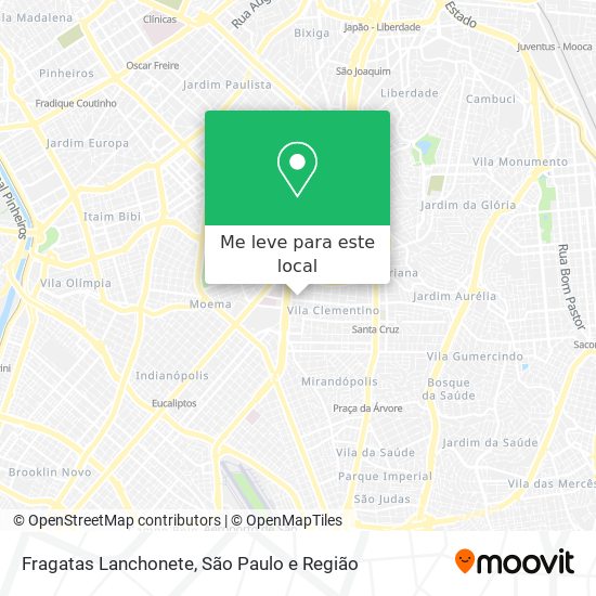 Fragatas Lanchonete mapa